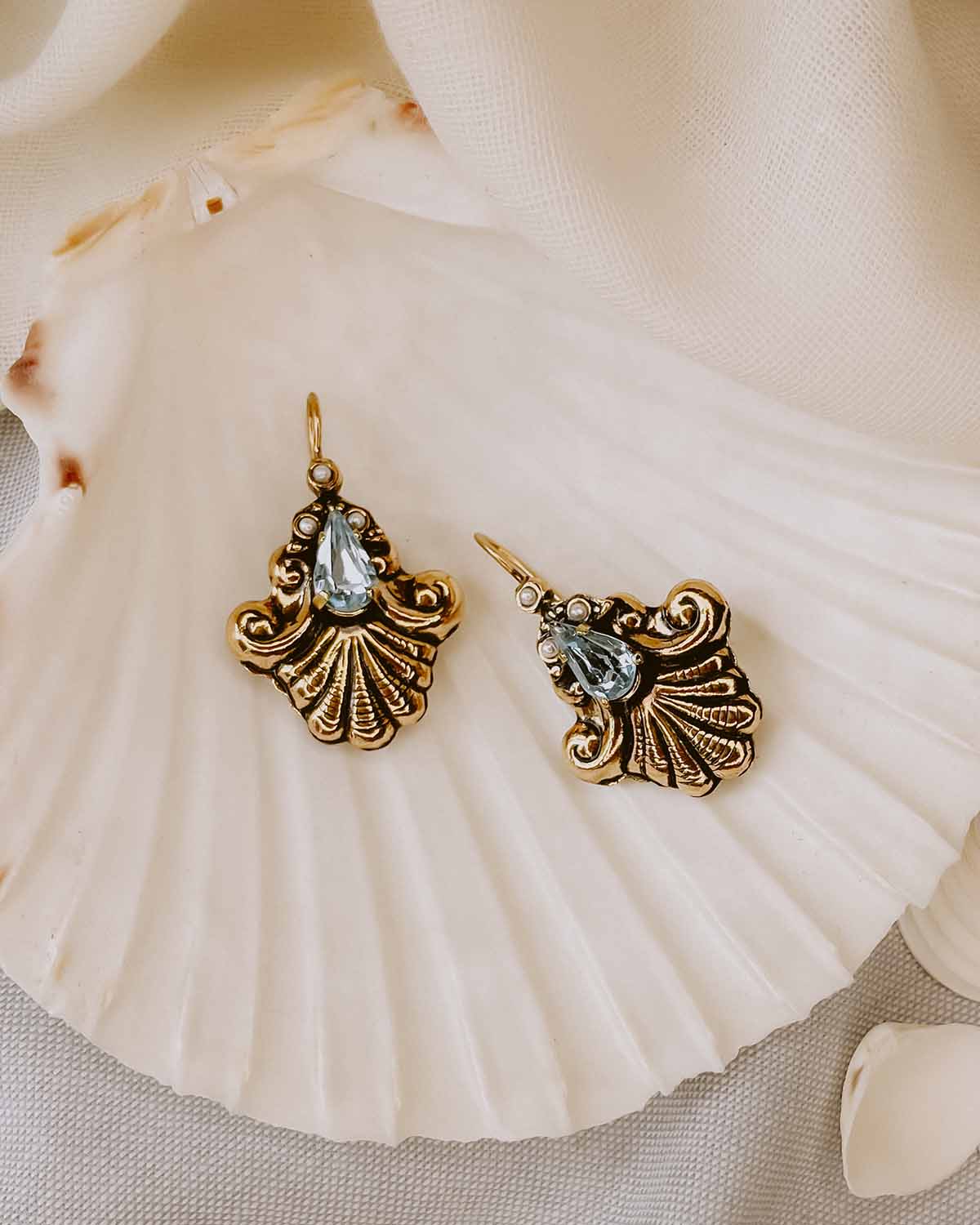 The Livorno Earrings (Marina Edition)