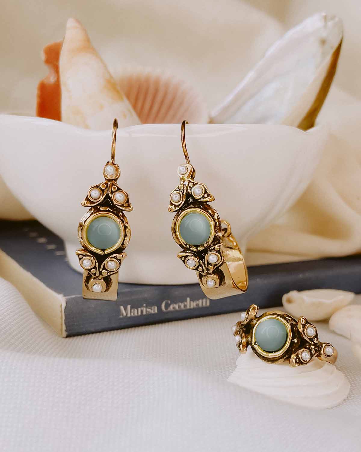 The Follonica Earrings (Marina Edition)