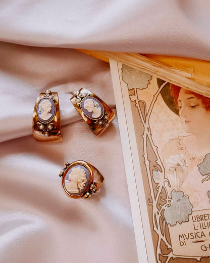The Montepulciano Grande Earrings (Tuscan Glimmer Edition)