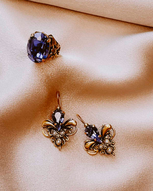 The Giglio Earrings (Tuscan Glimmer Edition)