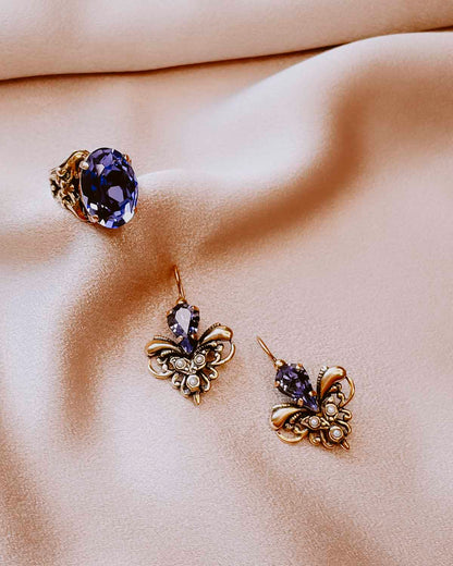 The Giglio Earrings (Tuscan Glimmer Edition)