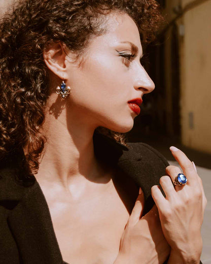 The Giglio Earrings (Tuscan Glimmer Edition)