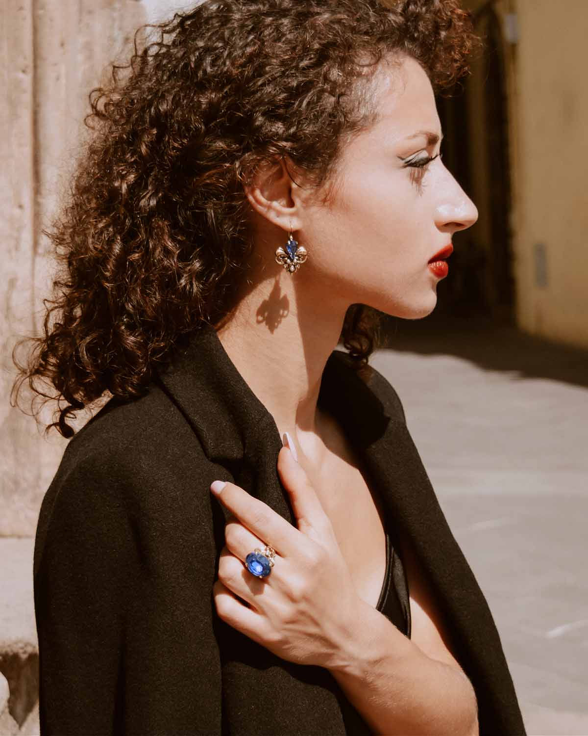 The Giglio Earrings (Tuscan Glimmer Edition)