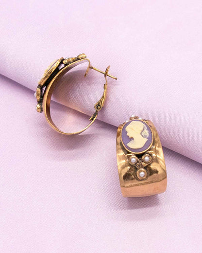The Montepulciano Grande Earrings (Tuscan Glimmer Edition)