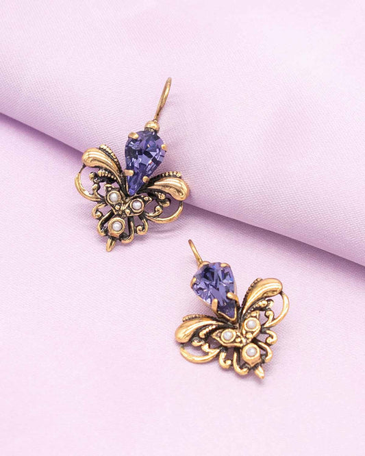 The Giglio Earrings (Tuscan Glimmer Edition)