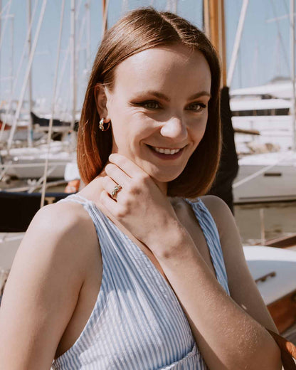 The Porto Azzurro Earrings (Marina Edition)