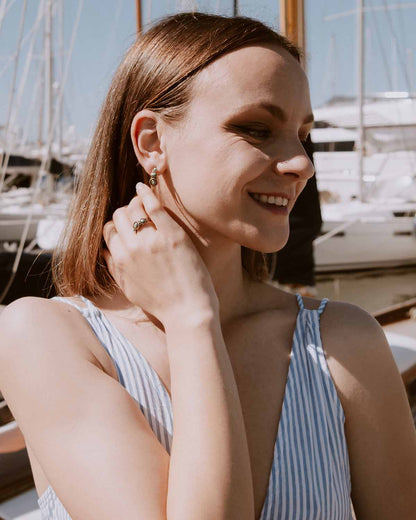 The Porto Azzurro Earrings (Marina Edition)