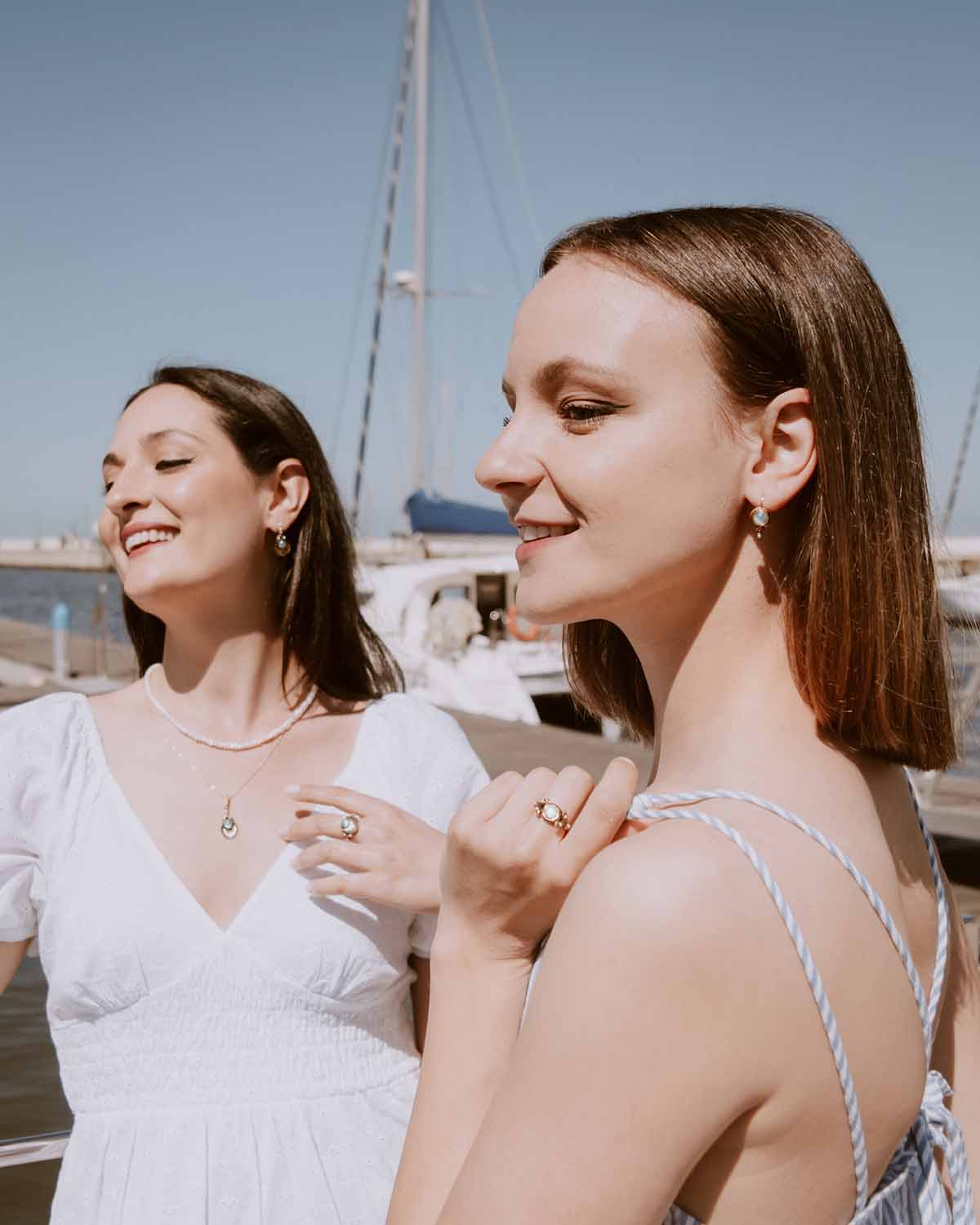 The Capraia Earrings (Marina Edition)